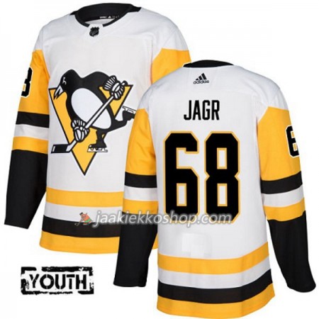 Lapsille NHL Pittsburgh Penguins Pelipaita Jaromir Jagr 68 Adidas 2017-2018 Valkoinen Authentic